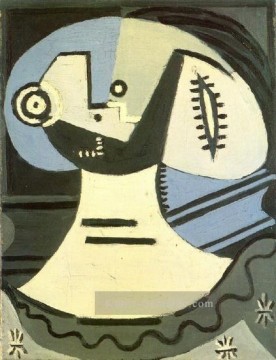  38 - Femme a la collerette 1938 Kubismus